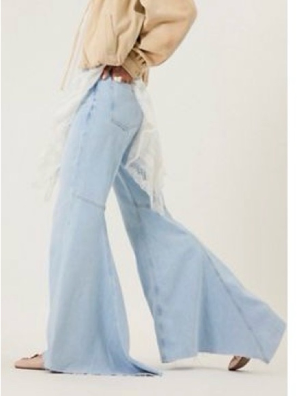 NWT Free People We The Free Live Wire Flare Jeans size 26